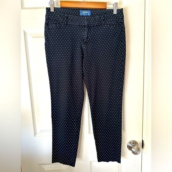 Old Navy Crop Pants with White Dots Size 6 Regular - Picture 1 of 4